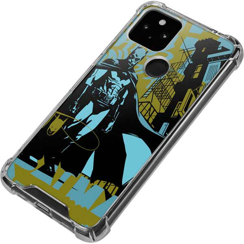 DC Comics Batman Poster Abstract Google Pixel 5 Clear Case